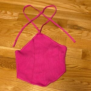 Pink Halter Top